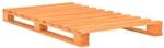 vidaXL Palettenbett Braun Massivholz Kiefer 90x200 cm619029