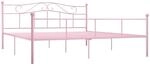 vidaXL Bettgestell Rosa Metall 180x200 cm 284542