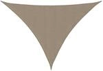 vidaXL Sonnensegel Oxford-Gewebe Dreieckig 4x5x6,4 m Taupe 135459