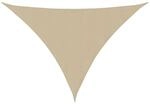 vidaXL Sonnensegel Oxford-Gewebe Dreieckig 5x7x7 m Beige 135182