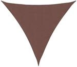 vidaXL Sonnensegel Oxford-Gewebe Dreieckig 6x6x6 m Braun 135845