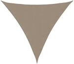 vidaXL Sonnensegel Oxford-Gewebe Dreieckig 6x6x6 m Taupe 135460