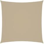 vidaXL Sonnensegel Oxford-Gewebe Quadratisch 2,5x2,5 m Beige 135136