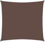 vidaXL Sonnensegel Oxford-Gewebe Quadratisch 3x3 m Braun 135797