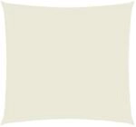vidaXL Sonnensegel Oxford-Gewebe Quadratisch 5x5 m Creme 135196