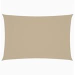 vidaXL Sonnensegel Oxford-Gewebe Rechteckig 2x4 m Beige 42293