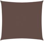 vidaXL Sonnensegel Oxford-Gewebe Quadratisch 7x7 m Braun 135803