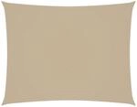 vidaXL Sonnensegel Oxford-Gewebe Rechteckig 2,5x3,5 m Beige 135151