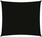 vidaXL Sonnensegel Oxford-Gewebe Rechteckig 2,5x3 m Schwarz 135755