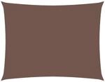 vidaXL Sonnensegel Oxford-Gewebe Rechteckig 2,5x4 m Braun 135812