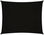 vidaXL Sonnensegel Oxford-Gewebe Rechteckig 2,5x4 m Schwarz 135757