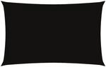 vidaXL Sonnensegel Oxford-Gewebe Rechteckig 2,5x5 m Schwarz 135759