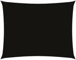 vidaXL Sonnensegel Oxford-Gewebe Rechteckig 2x3,5 m Schwarz 135751
