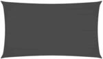 vidaXL Sonnensegel Oxford-Gewebe Rechteckig 2x4,5 m Anthrazit 135093