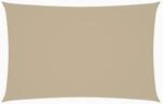 vidaXL Sonnensegel Oxford-Gewebe Rechteckig 2x4,5 m Beige 135148