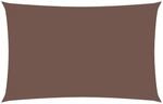 vidaXL Sonnensegel Oxford-Gewebe Rechteckig 2x4,5 m Braun 135808