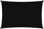 vidaXL Sonnensegel Oxford-Gewebe Rechteckig 2x4 m Schwarz 135752