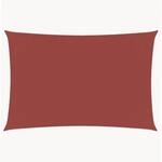 vidaXL Sonnensegel Oxford-Gewebe Rechteckig 2x5 m Terrakotta-Rot 135369
