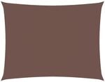 vidaXL Sonnensegel Oxford-Gewebe Rechteckig 3,5x4,5 m Braun 135819