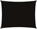 vidaXL Sonnensegel Oxford-Gewebe Rechteckig 3,5x4,5 m Schwarz 135764