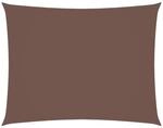 vidaXL Sonnensegel Oxford-Gewebe Rechteckig 3,5x5 m Braun 135820