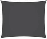 vidaXL Sonnensegel Oxford-Gewebe Rechteckig 3x4 m Anthrazit 135100