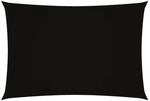 vidaXL Sonnensegel Oxford-Gewebe Rechteckig 3x5 m Schwarz 135762