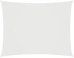 vidaXL Sonnensegel Oxford-Gewebe Rechteckig 3x5 m Wei&szlig; 135267
