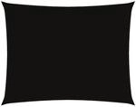 vidaXL Sonnensegel Oxford-Gewebe Rechteckig 3x6 m Schwarz 135763