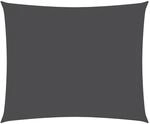vidaXL Sonnensegel Oxford-Gewebe Rechteckig 4x5 m Anthrazit 135106