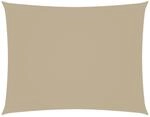 vidaXL Sonnensegel Oxford-Gewebe Rechteckig 4x5 m Beige 135161