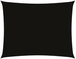 vidaXL Sonnensegel Oxford-Gewebe Rechteckig 4x6 m Schwarz 135767
