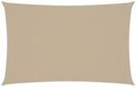 vidaXL Sonnensegel Oxford-Gewebe Rechteckig 4x7 m Beige 135163