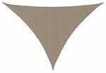 vidaXL Sonnensegel Oxford-Gewebe Dreieckig 3,5x3,5x4,9 m Taupe 135450
