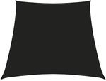 vidaXL Sonnensegel Oxford-Gewebe Trapezf&ouml;rmig 2/4x3 m Schwarz 135791