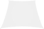vidaXL Sonnensegel Oxford-Gewebe Trapezf&ouml;rmig 2/4x3 m Wei&szlig; 135296