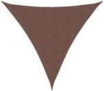 vidaXL Sonnensegel Oxford-Gewebe Dreieckig 3x3x3 m Braun 135830