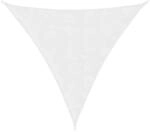 vidaXL Sonnensegel Oxford-Gewebe Dreieckig 3x3x3 m Wei&szlig; 135280