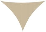 vidaXL Sonnensegel Oxford-Gewebe Dreieckig 4,5x4,5x4,5 m Beige 135178