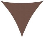 vidaXL Sonnensegel Oxford-Gewebe Dreieckig 4,5x4,5x4,5 m Braun 135838