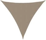 vidaXL Sonnensegel Oxford-Gewebe Dreieckig 4,5x4,5x4,5 m Taupe 135453
