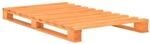 vidaXL Palettenbett Braun Massivholz Kiefer 100x200 cm619030