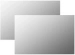 vidaXL Wandspiegel 2 Stk 60 x 40 cm Rechteckig Glas 3051623