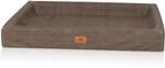 Knuffelwuff Hundebett Austin Orthop&auml;disch Kunstleder M-L 85 x 65cm Braun