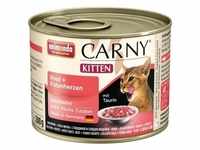 Carny Katzen-Nassfutter Kitten Rind und Pute 200 g
