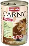 Carny Katzen-Nassfutter Adult Huhn und Pute und Kaninchen 400 g