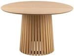 ebuy24 Christo Esstisch &Oslash;120 cm Eichenfurnier