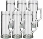 St&ouml;lzle Lausitz Oberglas Premium Bierkrug Glatt 0,5, 6er Set