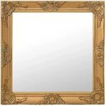 vidaXL Wandspiegel im Barock-Stil 60x60 cm Golden 320333
