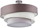 Lindby Deckenlampe Melia 9639031 Modern in Alu aus Textil 3-flammig E27